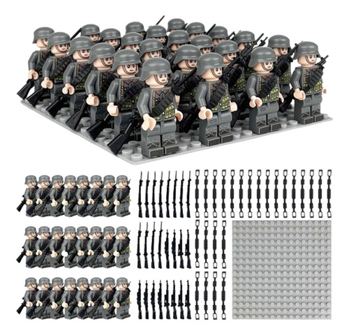 Minibuild Soldado Bloques Tropas En Formación Militar