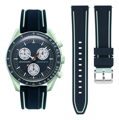 Correa De Silicona Suave Compatible Con Reloj Omega X Swatch