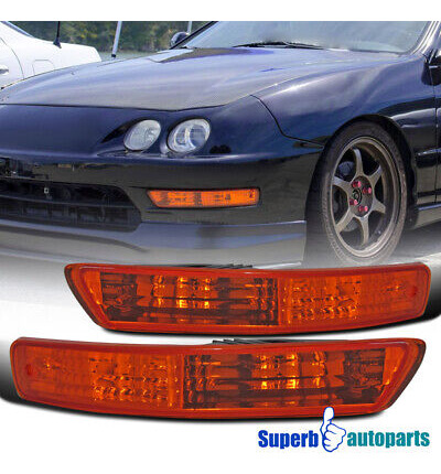 Fits 1998-2001 Acura Integra Front Bumper Lights Turn Si Aai