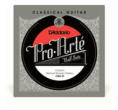 D'addario Cbn-3t Pro-arte Carbon Treble String Set