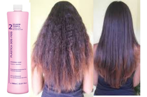 2 Progressiva Plastica Dos Fios E Btox Alisa Cabelos Afro