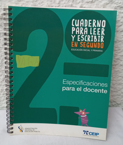 Libro Cuaderno Para Leer Y Escribir En 2o. Docente.