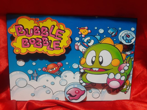 Cuadros De Madera Grandes 3d Bubble Bobble 1