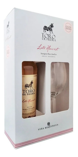 Pack Toro De Piedra Late Harvest + Copa 