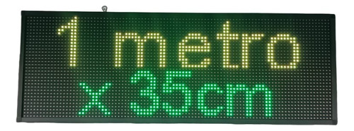 Letrero Led Programable Rgb 100x35cm