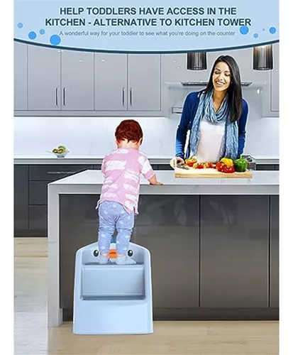 Taburete Plegable Para Niños Pequeños, Para Cocina Y Lavabo