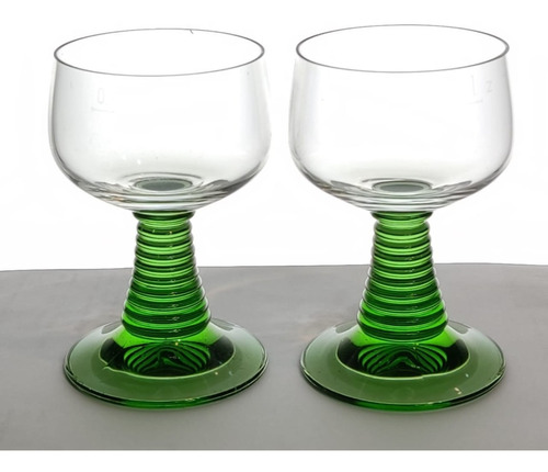 Copa Cristal De Coleccion Alemana Roemer Vino Verde Pak