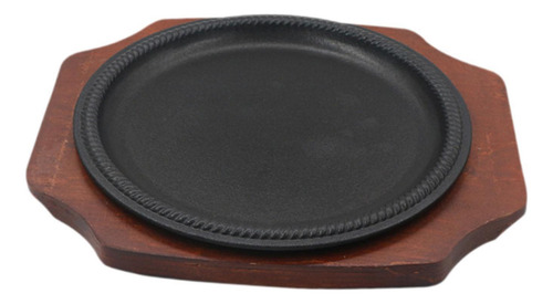 Plato De Sartén De Plato De Filete Fundido Con Placa De S