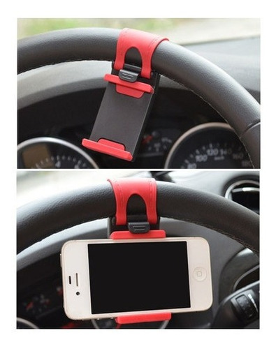 Soporte De Celular Para El Volante Del Auto -  Hasta 8.5 Cms