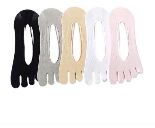 Calcetines Con Separador De Dedos Para Mujer, 5 Piezas
