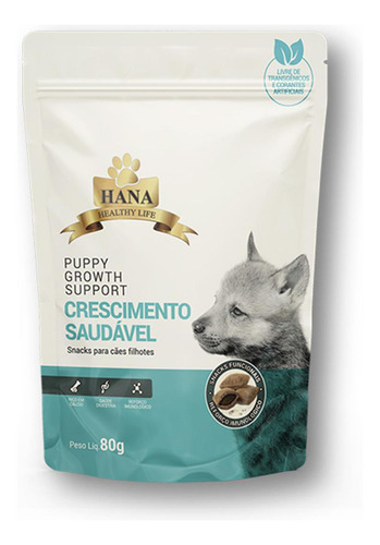 Petisco Hana Nuggets Puppy Growth Support Cães Filhotes