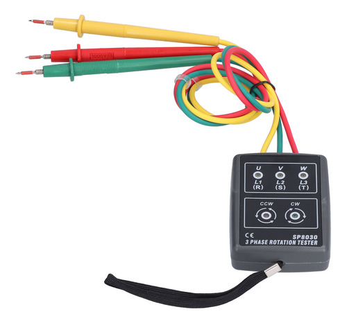 Medidor De Rotación Sp8030 Portátil De Alta Precisión Trifás