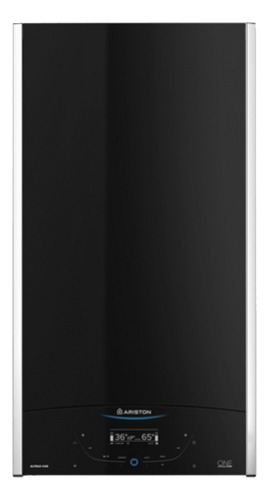 Calentador a gas Ariston alteas one 35 Alteas One Net para doble servicio tiro forzado a gas licuadocolor negro