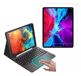 Funda Teclado + Trackpad (mouse) Para iPad 10 10.9 + Vidrio