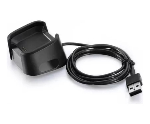 Cargador Compatible Con Fitbit Versa 1 O Versa Lite Negro