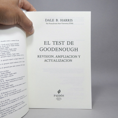 El Test De Goodenough Revisión Apliación Harris Cf5