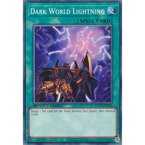 Dark World Lightning (sgx3-ena16) Yu-gi-oh!