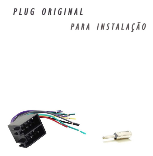 Kit Central Multimídia Gol G4 Mp5 / Mp8 + Moldura + Câmera