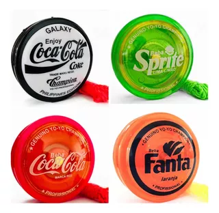 4 Yoyo ( Ioio, Yo-yo) Profissional Coca Cola Original Master