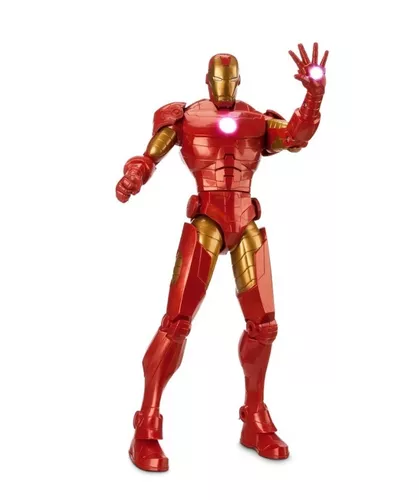 Etapa menta Rancio Disney Store Muñeco Iron Man Parlante Sonidos Luces 35 Cm