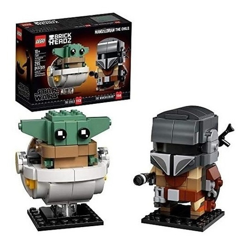 Lego Brickheadz Star Wars Mandalorian & The Child (295 Pzas)