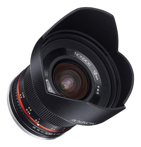 Lente Rokinon De 12 Mm F2.0 Para Olympus Y Panasonic M4/3