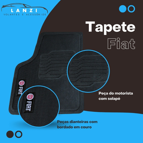 Imagem 4 de 6 de Jogo De Tapetes De Carro Da Fiat Uno Vivace 2010 2011 2012