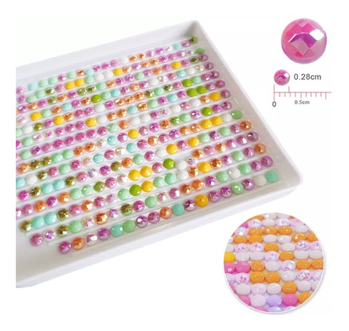 Pintura Com Diamantes-diy 5d Strass Flores Abstratas 6-30x40