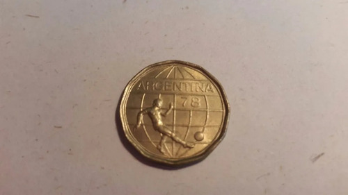 Coin Argentina Mundial 78 - Cuño 78- 50 Pesos - Excelente