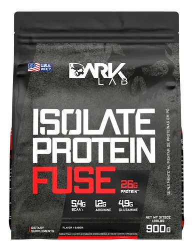 Whey Isolate Protein Fuse 900g Dark Lab Sabor Morango