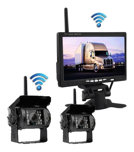 Camara Reversa Inalambrica Camion C/2 Camaras Ph Ventas