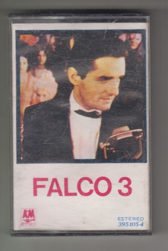 1986 Synth Pop Falco 3 Cassete Promo Uruguay Raro Electronic