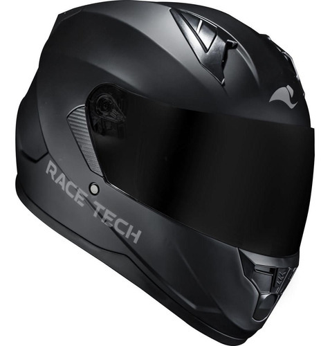 Capacete Race Tech Sector Monocolor Matte Black Cor Preto Tamanho do capacete 56