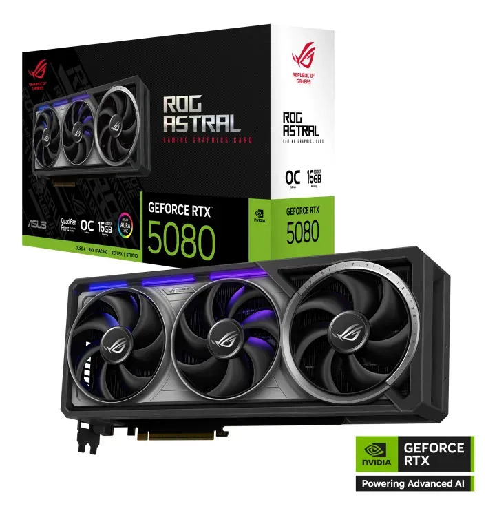 Tarjeta De Video Asus Rog-astral-rtx5080-o16g-gaming