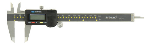 Central Tools 3c301 0-6  / 0-150mm Storm Digital Caliper Aap