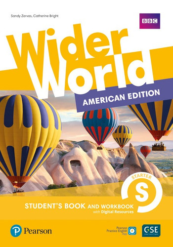Wider World Starter: American Edition - Student's Book and Workbook With Digital Resources + Online, de Zervas, Sandy. Editora Pearson Education do Brasil S.A., capa mole em inglês, 2019