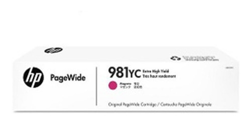 Cartucho Hp 981yc 981 Magenta 183ml L0r18yc