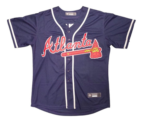 Camiseta Casaca Baseball Mlb Atlanta Braves 10 Jones