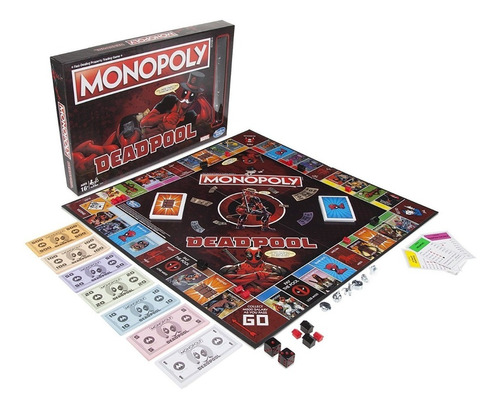 Monopoly Edición Especial Marvel Deadpool Colección Hasbro