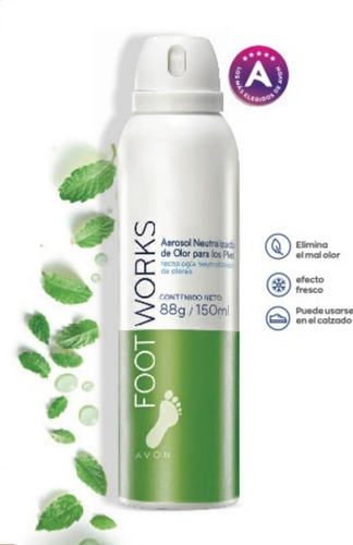 Aerosol Neutralizador Para Pies | Foot Works 150ml X 10 Unid