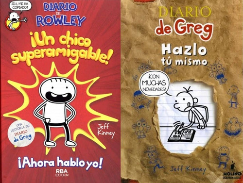 2x1 Diario De Greg Hazlo Tu Mismo + Diario De Rowley 