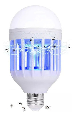 Foco Led Lampara Mata Mosquitos E Insecto 3 Funciones 5 Pack