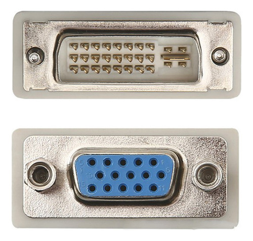 P Adaptador Convertidor De VĂdeo Dvi A Vga Macho A Hembra