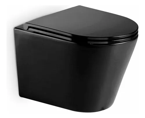 Inodoro De Colgar Negro Mate