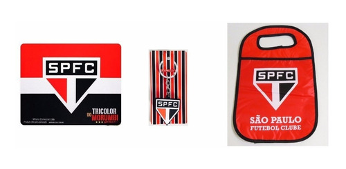 Mouse Pad/lixeira Carro/chaveiro Emborrachado São Paulo Spfc