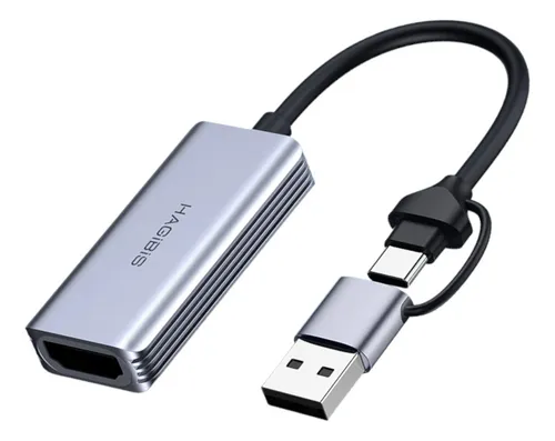 Grabador de captura de video HDMI a USB-C 1080p, tarjeta de captura de  video con captura tipo C/USB 3.0, transmisión en vivo/videoconferencia,  tarjeta