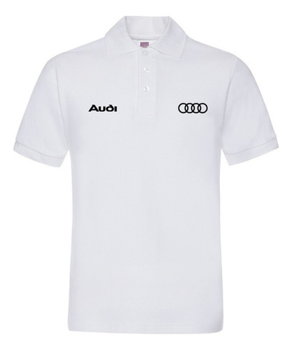 Playera De Manga Corta Audi Polo Deportivo De Golf Al Aire