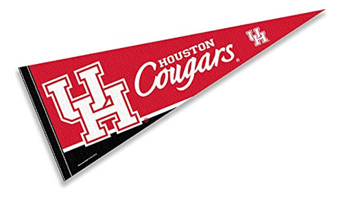 College Flags & Banners Co. Feltro Em Tamanho Real Houston P