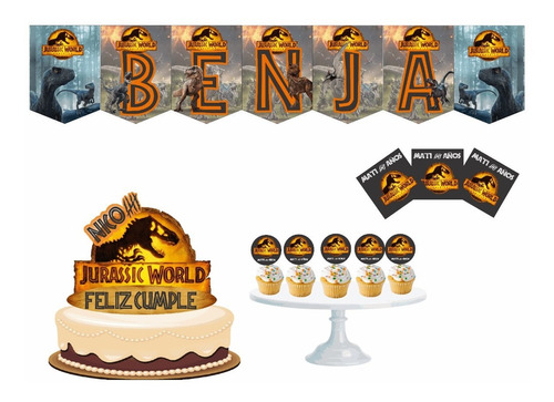 Kit Jurassic World Cumpleaños Pack Impreso