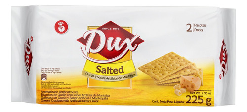 Biscoito Dux Salted de queijo e manteiga 225 g